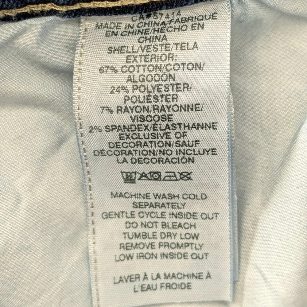 True Religion Men's Geno Relaxe Slim Jeans Size 36 Blue .